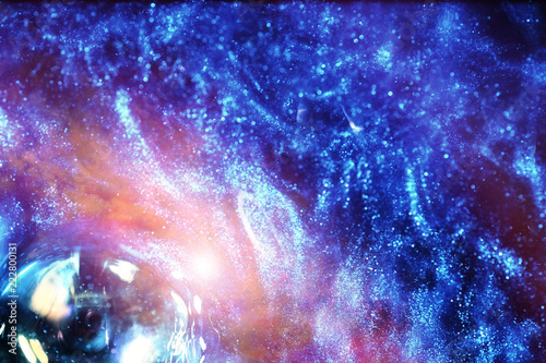 Fototapeta Naklejka Na Ścianę i Meble -  Universe in a distant galaxy with nebulae and stars