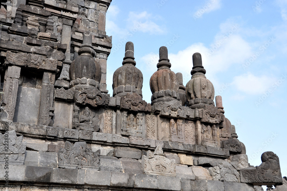 Part of Temple Prambanan on Java