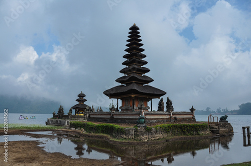 Temple Ulun Danu on the lake Bratan