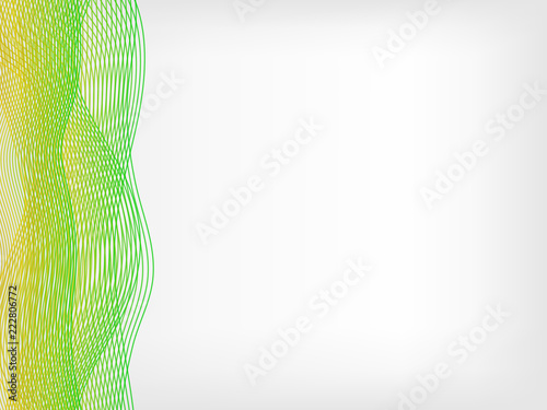 abstract vector waved line background