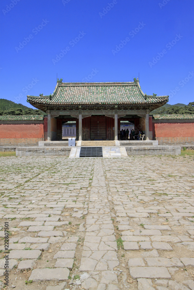 Chinese ancient architecture in the Eastern Royal Tombs of the Qing Dynasty, china