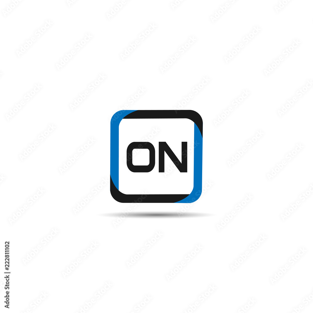 Initial Letter ON Logo Template Design Initial Letter ON Logo Template Design