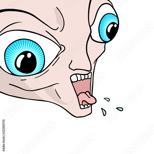 angry expression illustration
