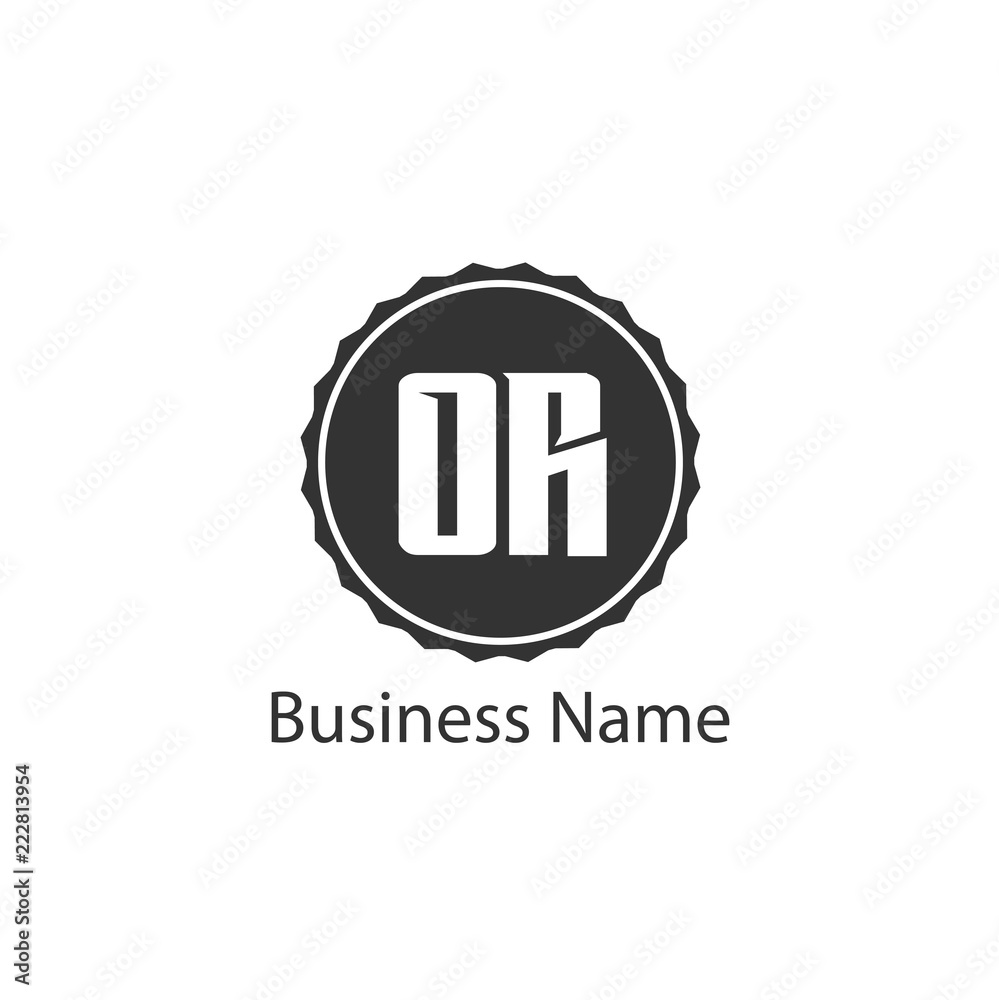 Initial Letter OR Logo Template Design Initial Letter OR Logo Template Design