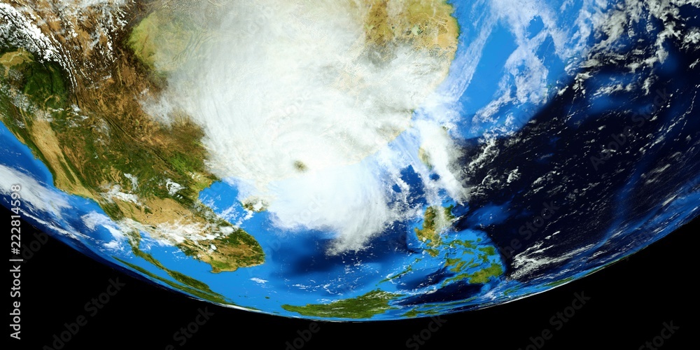 Typhoon Texture Extremely detailed and realistic high resolution 3D illustration of a ...
