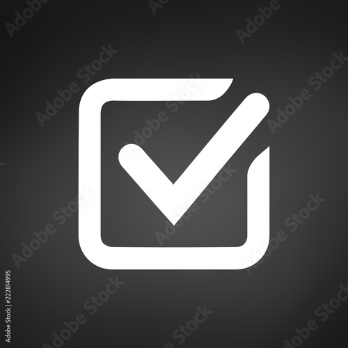 Illustration of check mark ...