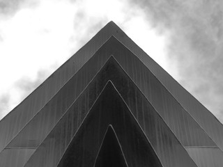 Abstract background architecture lines. modern architecture detail
