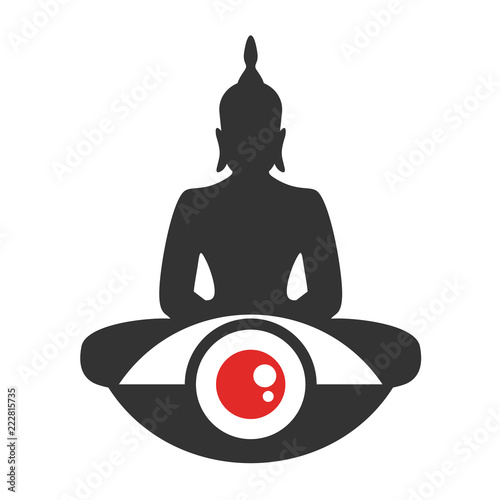 creative budha symbol