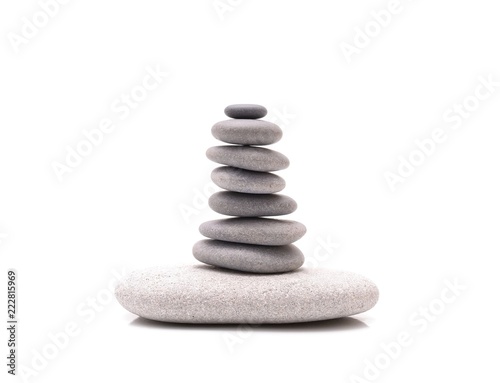 Photography Pile of stacked stones. Zen rocks