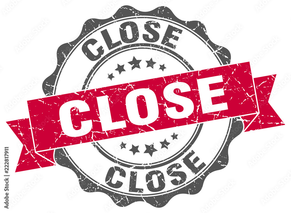 Obraz premium close stamp. sign. seal