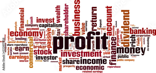 Profit word cloud