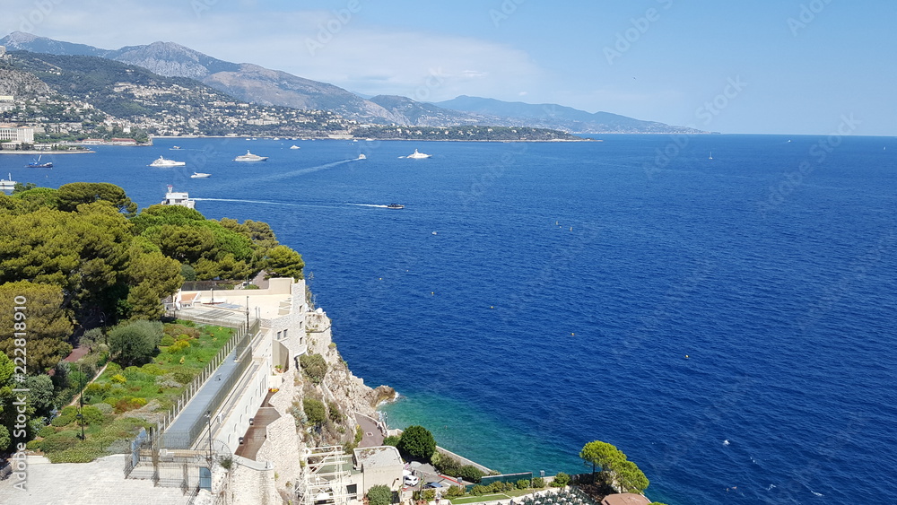 Obraz premium Sea view of Monaco city