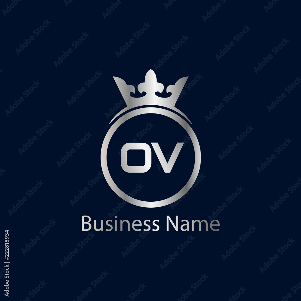 Initial Letter OV Logo Template Design Initial Letter OV Logo Template Design