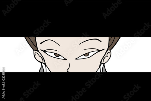 spy eyes illustration
