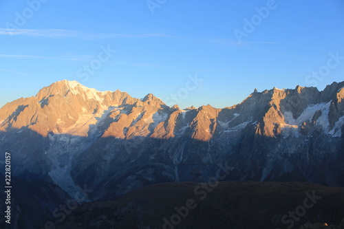 mont Blanc, versant italien