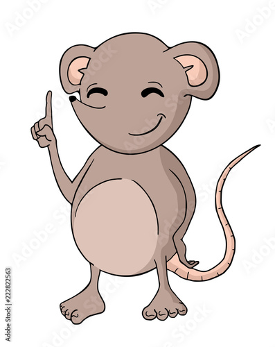 funny rat draw