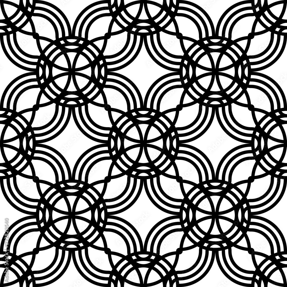 Design seamless monochrome grating pattern