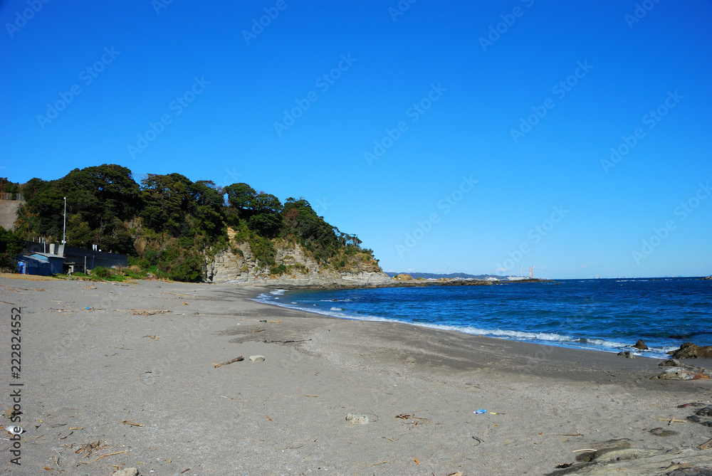大浦海水浴場 神奈川県三浦市南下浦町松輪の風景 日本 Stock Photo Adobe Stock