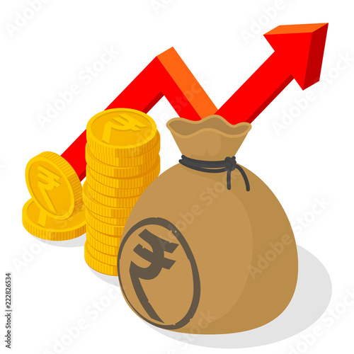 Indian rupee investment and saving