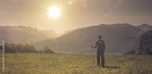 Wandern im Rhonetal