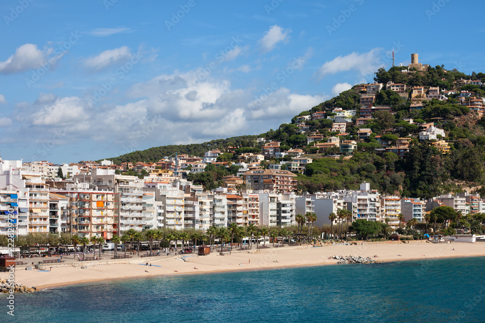 Resort Town of Blanes on Costa Brava in Spain