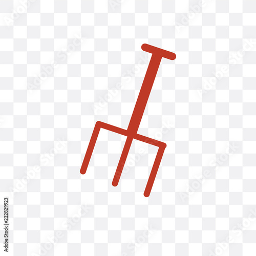 pitchfork icon isolated on transparent background. Simple and editable pitchfork icons. Modern icon vector illustration.