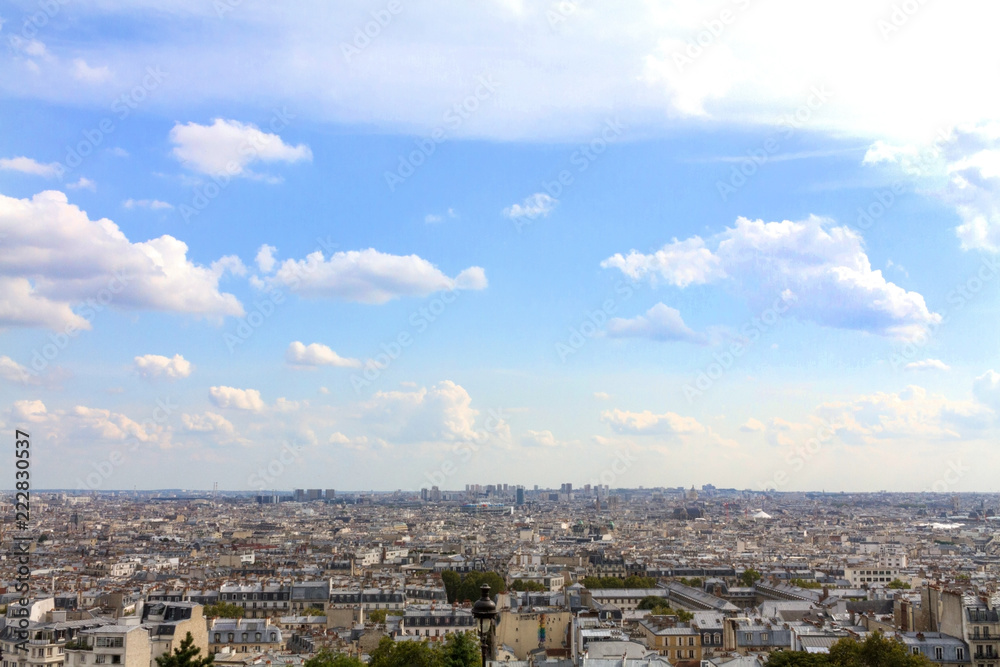 Paris overview from Montmartre