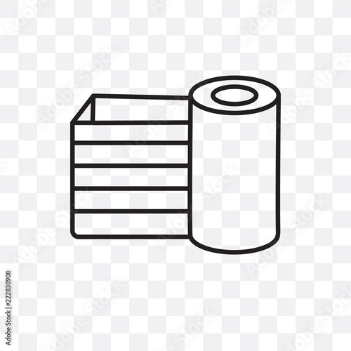 wrapping icon isolated on transparent background. Simple and editable wrapping icons. Modern icon vector illustration.