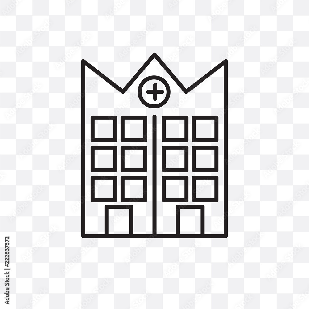clinic icon isolated on transparent background. Simple and editable clinic icons. Modern icon vector illustration. clinic icon isolated on transparent background. Simple and editable clinic icons. Modern icon vector illustration.