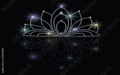 crystal crown illustration