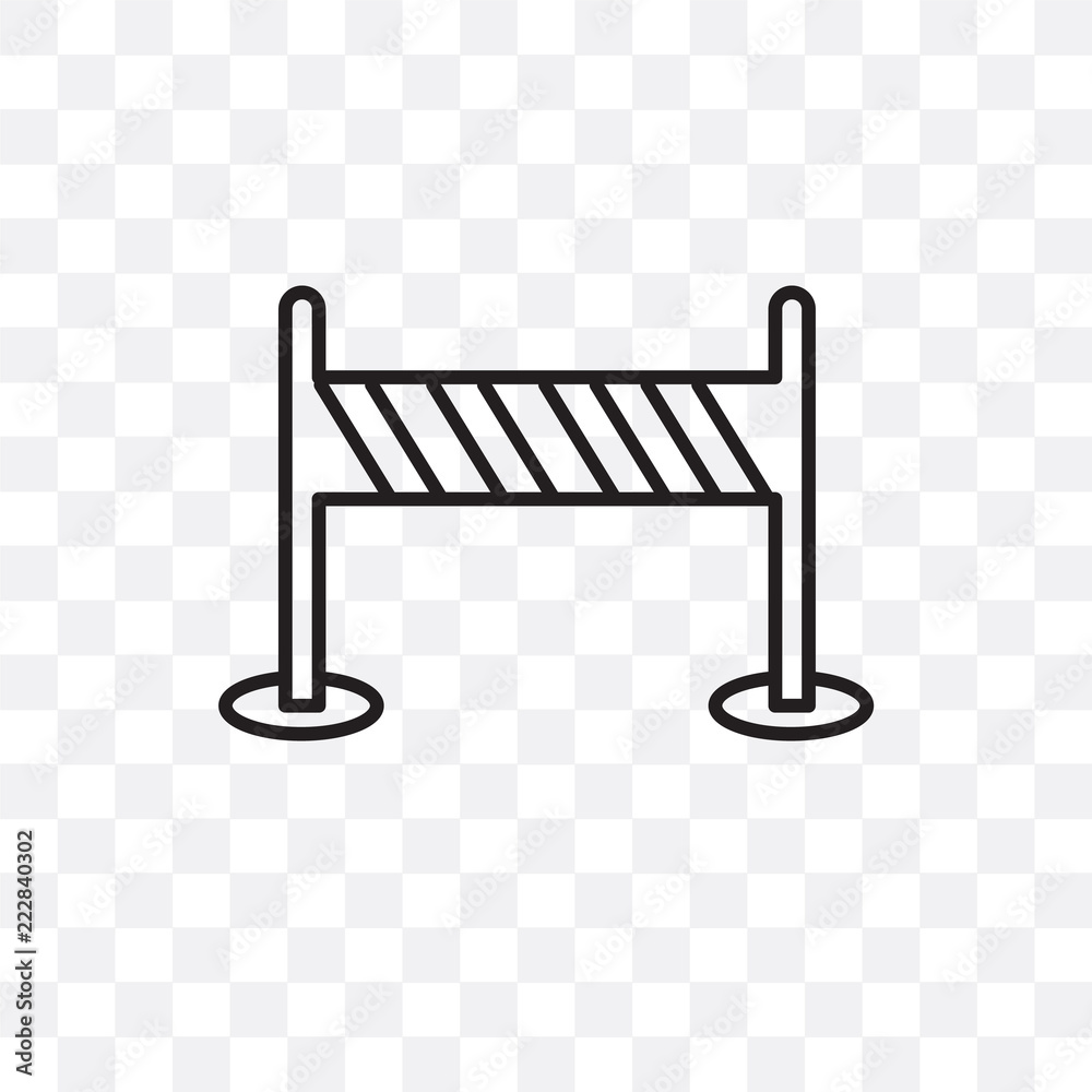 barricade icon isolated on transparent background. Simple and editable barricade icons. Modern icon vector illustration. barricade icon isolated on transparent background. Simple and editable barricade icons. Modern icon vector illustration.