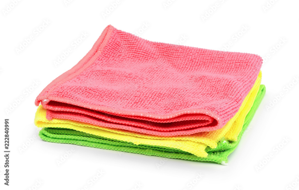 Napkins isolated on white background Napkins isolated on white background