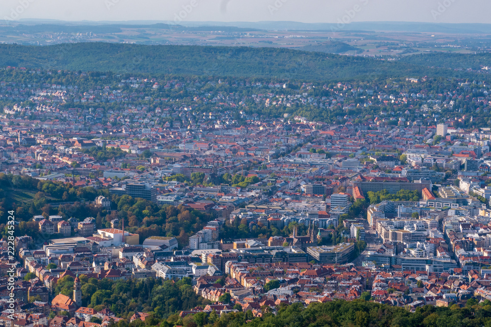 Fototapeta premium Scenic Stuttgart view impressions out of summer time
