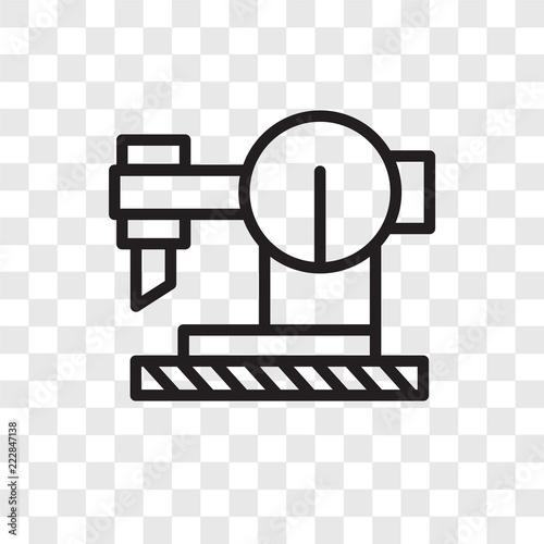 Fretsaw vector icon isolated on transparent background, Fretsaw logo design