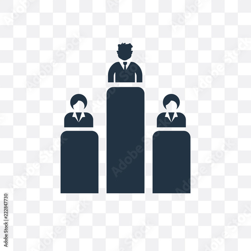 rank icon isolated on transparent background. Simple and editable rank icons. Modern icon vector illustration.