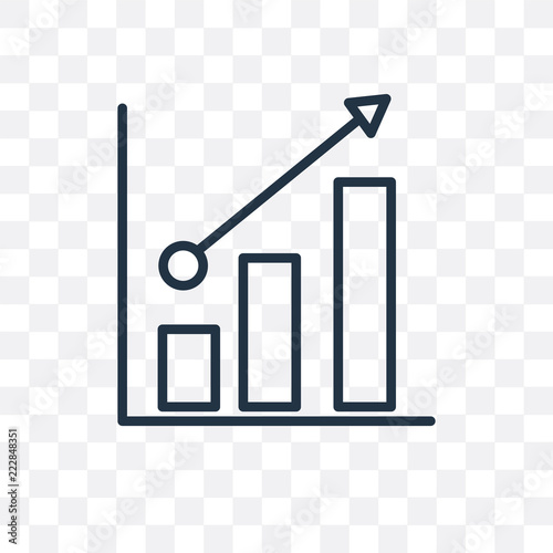 sales icon isolated on transparent background. Simple and editable sales icons. Modern icon vector illustration.