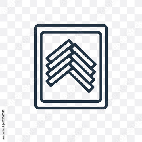 parquet icon isolated on transparent background. Simple and editable parquet icons. Modern icon vector illustration.