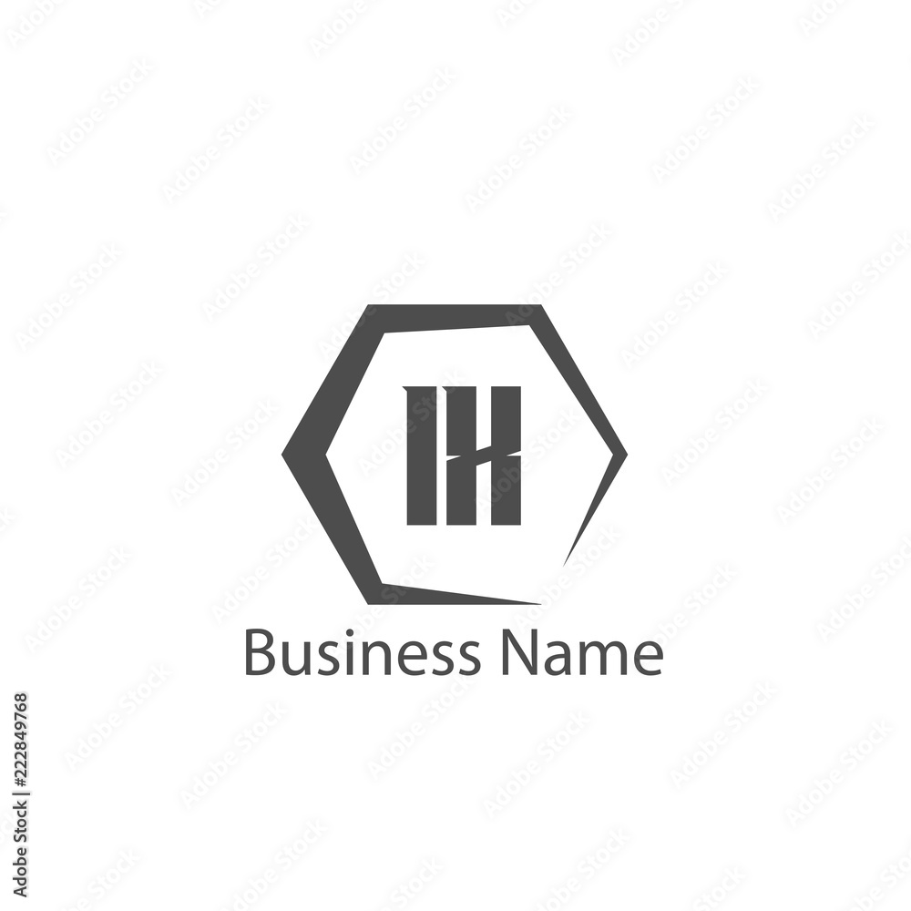 Initial Letter IX Logo Template Design Initial Letter IX Logo Template Design