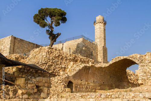 Obraz na plátně Tomb of prophet Samuel, Nabi Samwil mosque in Israel