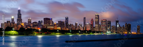 Panorama of the Chicago skyline