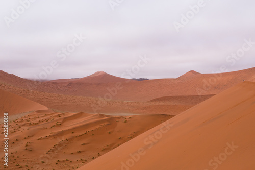 Sand dunes at Sossusflei in Namibia © hyserb