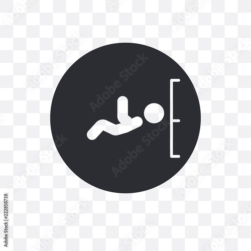 ultrasonography icon isolated on transparent background. Simple and editable ultrasonography icons. Modern icon vector illustration.