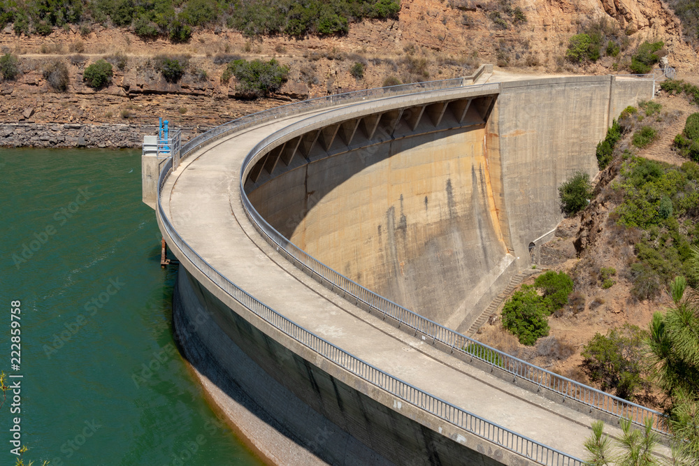 The dam on the river