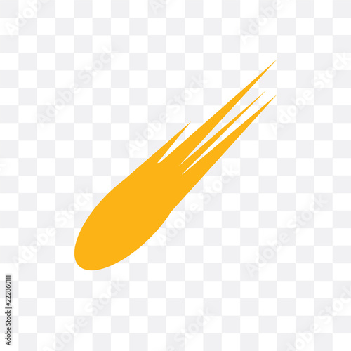meteorites icon isolated on transparent background. Simple and editable meteorites icons. Modern icon vector illustration.