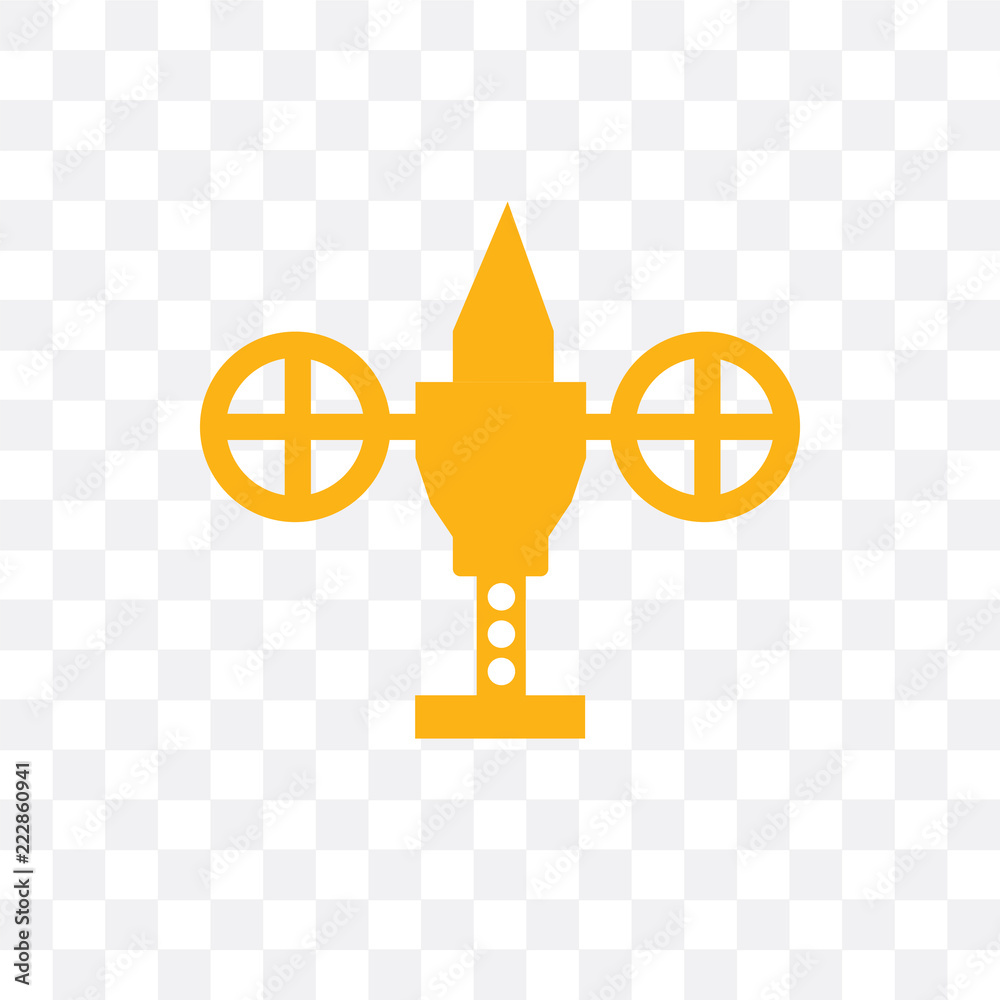 artificial gravity modulo icon isolated on transparent background ...
