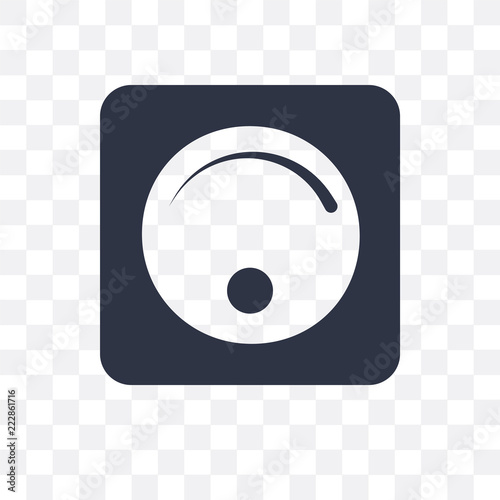 Tableau sur toile dimmer icon isolated on transparent background
