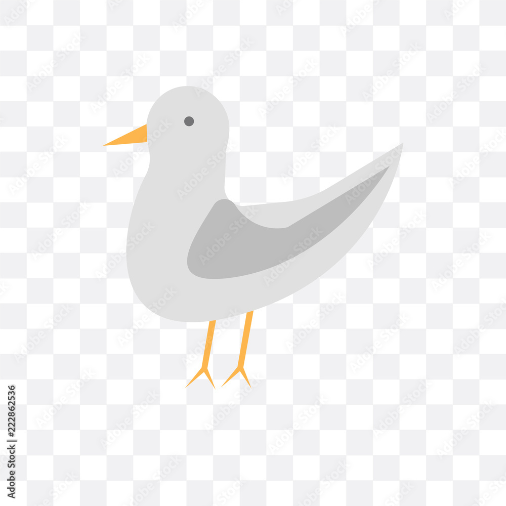 seagull icon isolated on transparent background. Simple and editable seagull icons. Modern icon vector illustration. seagull icon isolated on transparent background. Simple and editable seagull icons. Modern icon vector illustration.