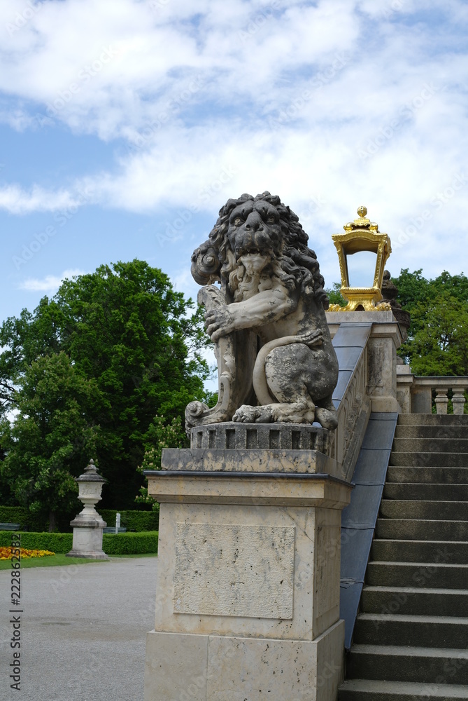 Obraz premium Germany. Lion statue