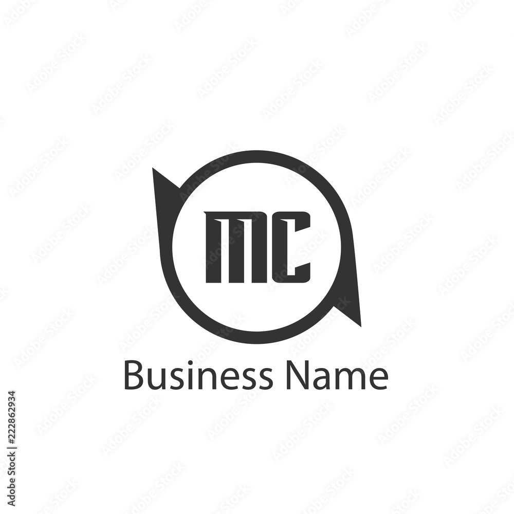 Initial Letter MC Logo Template Design Initial Letter MC Logo Template Design