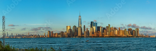 View to Lower Manhattan from Liberty State Park in New Jersey, USA © elena_suvorova